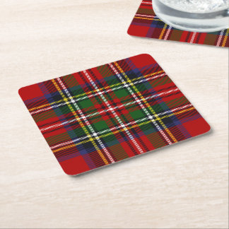 Royal Stewart Tartan Kartonnen Onderzetters
