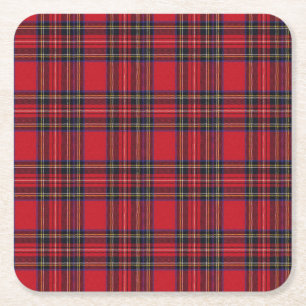 Royal Stewart Tartan Kartonnen Onderzetters