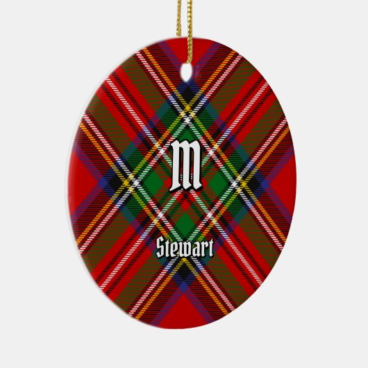 Royal Stewart Tartan Keramisch Ornament (Rechts)