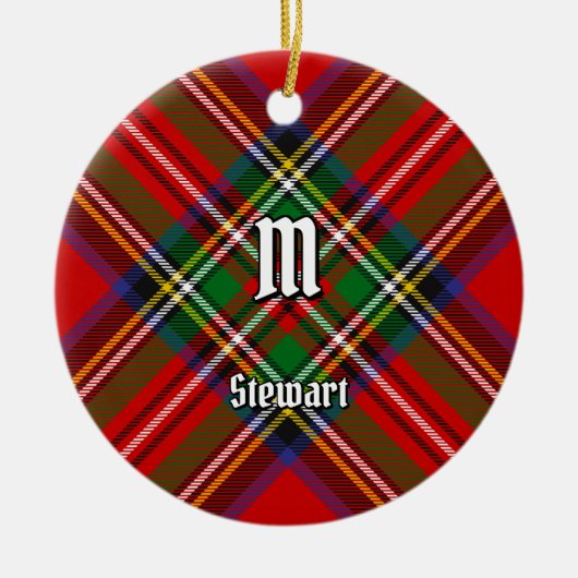 Royal Stewart Tartan Keramisch Ornament (Voorkant)