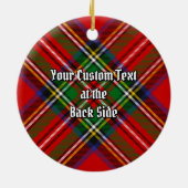 Royal Stewart Tartan Keramisch Ornament (Achterkant)