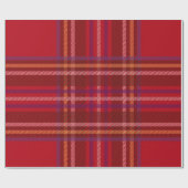 Royal Stewart Tartan Kerstpatroon Cadeaupapier (Vlak)