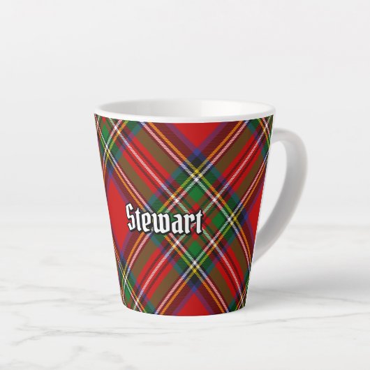 Royal Stewart Tartan Latte Mok (Rechterhoek)