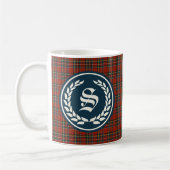 Royal Stewart Tartan Monogram Koffiemok (Links)