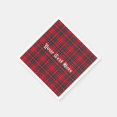 Royal Stewart Tartan Monogram Servetten (Hoek)