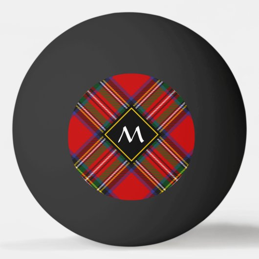 Royal Stewart Tartan Pingpongbal (Voorkant)