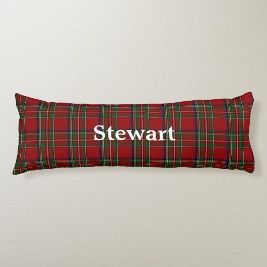 Royal Stewart Tartan Plaid Body Kussen (Voorkant)