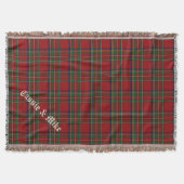 Royal Stewart Tartan Plaid Custom Gooi Deken (Voorkant)