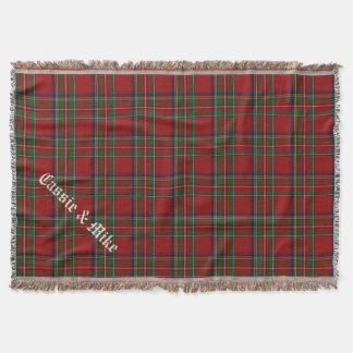 Royal Stewart Tartan Plaid Custom Gooi Deken