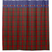 Royal Stewart Tartan Plaid Douchegordijn