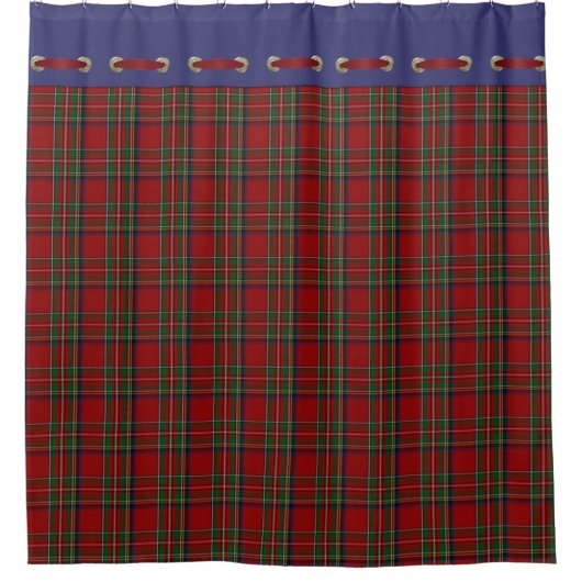 Royal Stewart Tartan Plaid Douchegordijn (Voorkant)