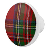 Royal Stewart Tartan Plaid Drawer Pull Keramische Knop (Rechts)