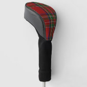 Royal Stewart Tartan Plaid Driver Hoesje Golfheadcover (Schuin)