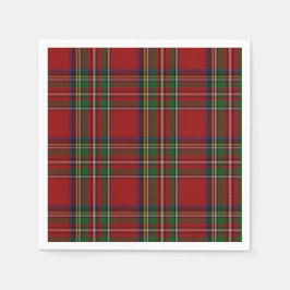 Royal Stewart Tartan Plaid Papieren servetten