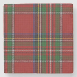 Royal Stewart Tartan Plaid Stone Onderzetter