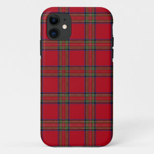 Royal Stewart Tartan Pset iPhone, Plus, Pro Hoesje