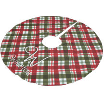 Royal Stewart Tartan Pset Monogram