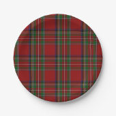 Royal Stewart Tartan Pset Paper Bord (Voorkant)