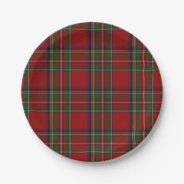 Royal Stewart Tartan Pset Paper Bord