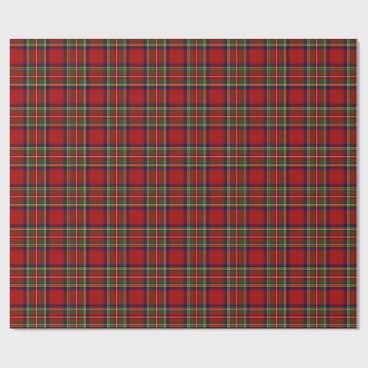 Royal Stewart Tartan Pset Scottish Pattern Cadeaupapier (Vlak)