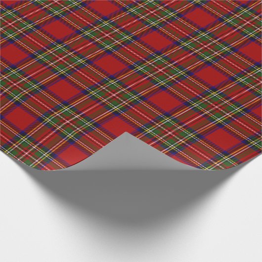 Royal Stewart Tartan Pset Scottish Pattern Cadeaupapier (Hoek)