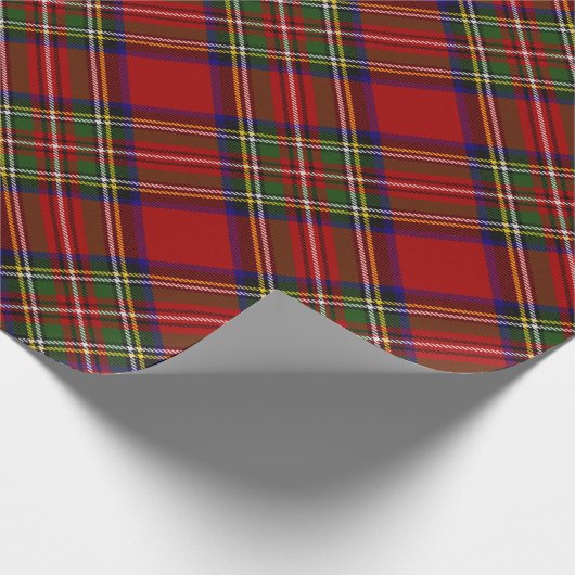 Royal Stewart Tartan Pset Scottish Pattern Cadeaupapier (Hoek)