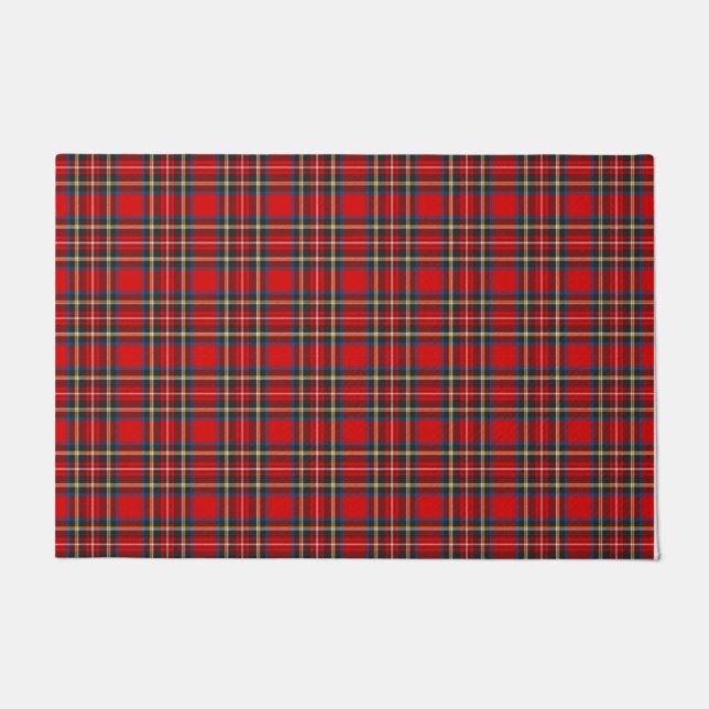Royal Stewart Tartan Pset Scottish Pattern Deurmat (Voorkant)