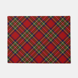 Royal Stewart Tartan Pset Scottish Pattern Deurmat