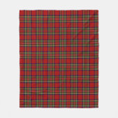 Royal Stewart Tartan Pset Scottish Pattern Fleece Deken (Voorkant)
