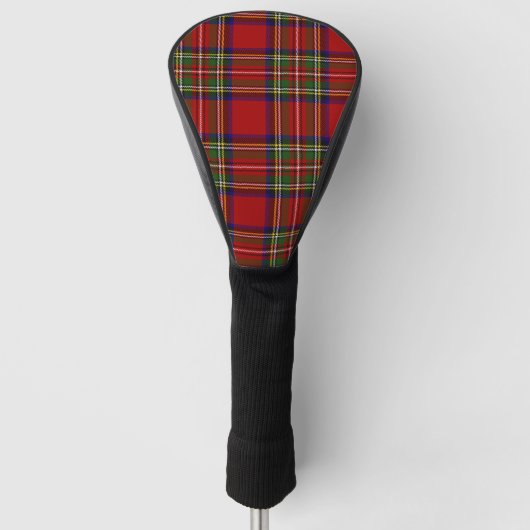 Royal Stewart Tartan Pset Scottish Pattern Golfheadcover (Voorkant)