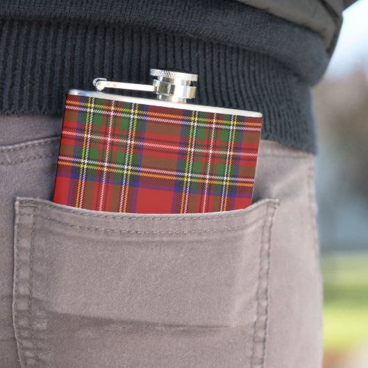 Royal Stewart Tartan Pset Scottish Pattern Heupfles (Voorbeeld)