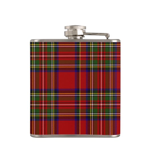 Royal Stewart Tartan Pset Scottish Pattern Heupfles (Achterkant)