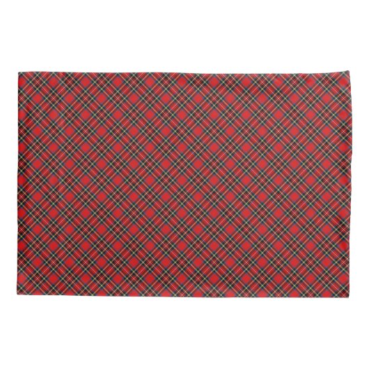 Royal Stewart Tartan Pset Scottish Pattern Kussensloop (Achterkant)