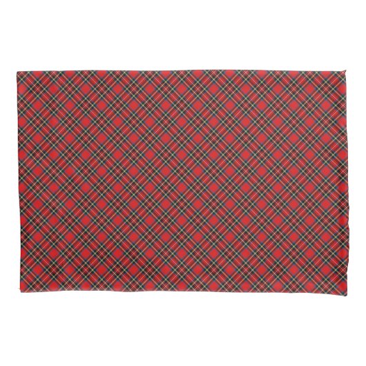 Royal Stewart Tartan Pset Scottish Pattern Kussensloop (Voorkant)