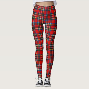 Royal Stewart Tartan Pset Scottish Pattern Leggings