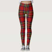 Royal Stewart Tartan Pset Scottish Pattern Leggings (Voorkant)