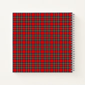 Royal Stewart Tartan Pset Scottish Pattern Notitieboek (Achterkant)