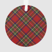 Royal Stewart Tartan Pset Scottish Pattern Ornament (achterkant)
