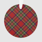 Royal Stewart Tartan Pset Scottish Pattern Ornament (voorkant)