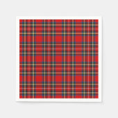 Royal Stewart Tartan Pset Scottish Pattern Servet (Voorkant)