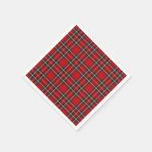 Royal Stewart Tartan Pset Scottish Pattern Servet (Hoek)