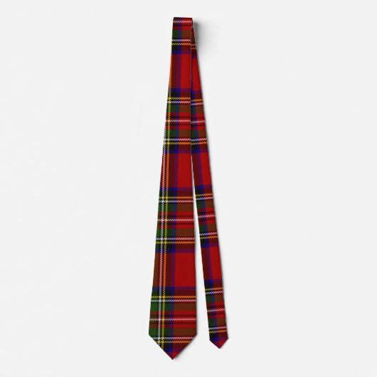 Royal Stewart Tartan Pset Scottish Pattern Stropdas (Voorkant)