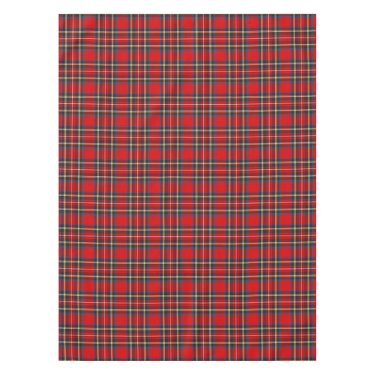 Royal Stewart Tartan Pset Scottish Pattern Tafelkleed (Voorkant)