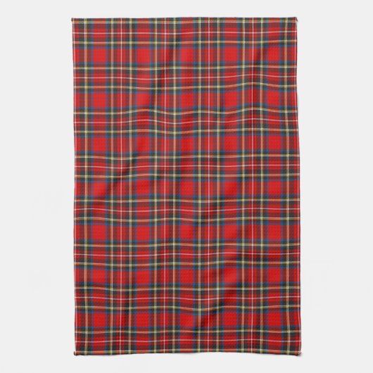Royal Stewart Tartan Pset Scottish Pattern Theedoek (Verticaal)