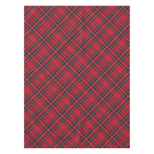 Royal Stewart Tartan Pset Table Cloth Tafelkleed (Voorkant)