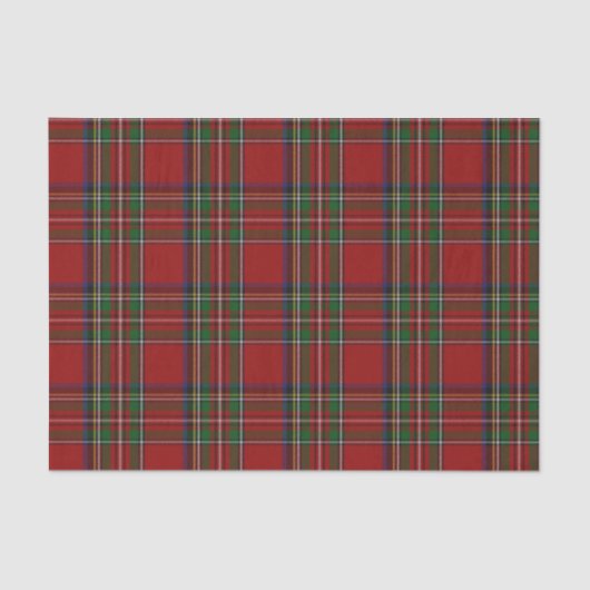 Royal Stewart Tartan Pset Tissue Paper Tissuepapier (Voorkant)