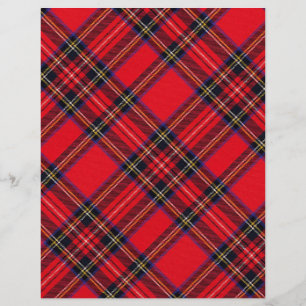 Royal Stewart tartan red black plaid