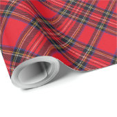 Royal Stewart tartan red black plaid Cadeaupapier (Rol Hoek)