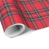 Royal Stewart tartan red black plaid Cadeaupapier (Rol Hoek)