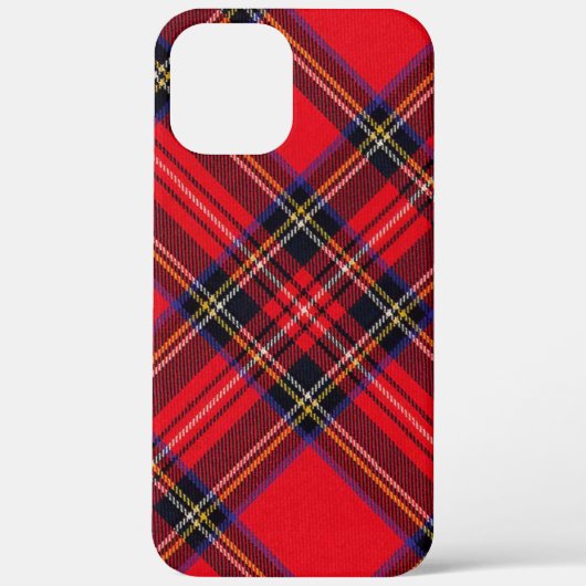 Royal Stewart tartan red black plaid Case-Mate iPhone Case (Achterkant)